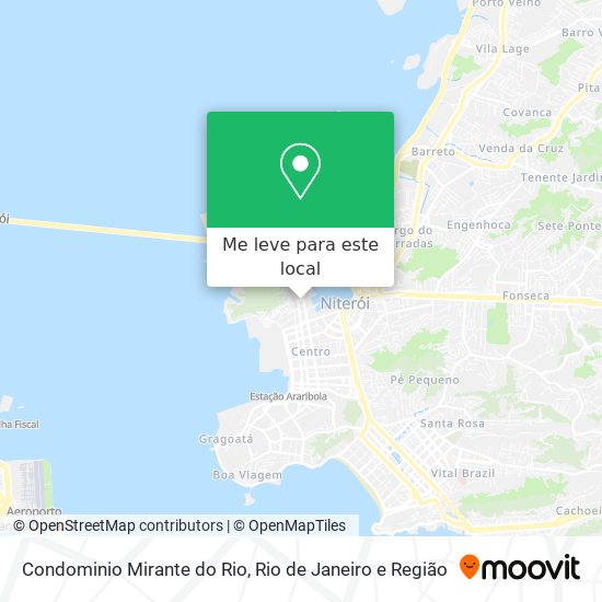 Condominio Mirante do Rio mapa