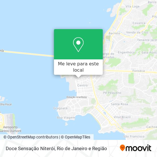 Doce Sensação Niterói mapa