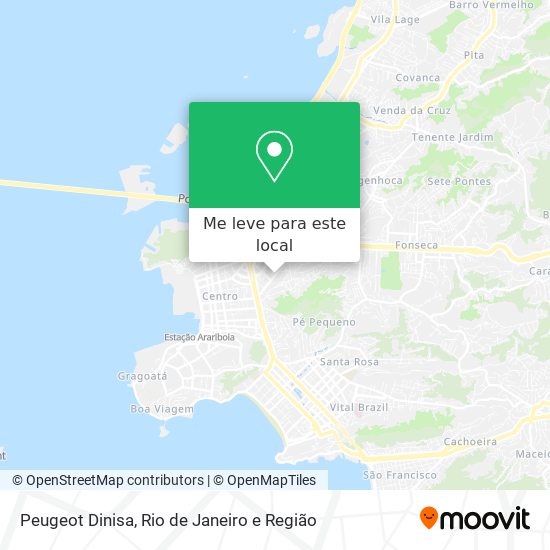 Peugeot Dinisa mapa