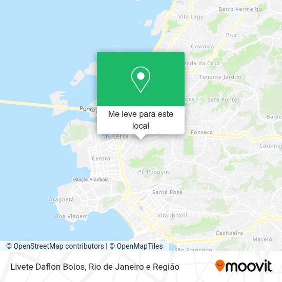 Livete Daflon Bolos mapa