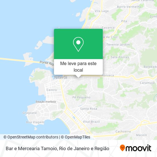Bar e Mercearia Tamoio mapa