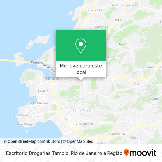 Escritorio Drogarias Tamoio mapa