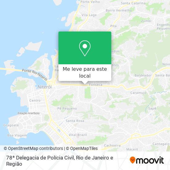 78ª Delegacia de Polícia Civil mapa