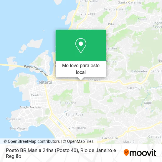 Posto BR Mania 24hs (Posto 40) mapa