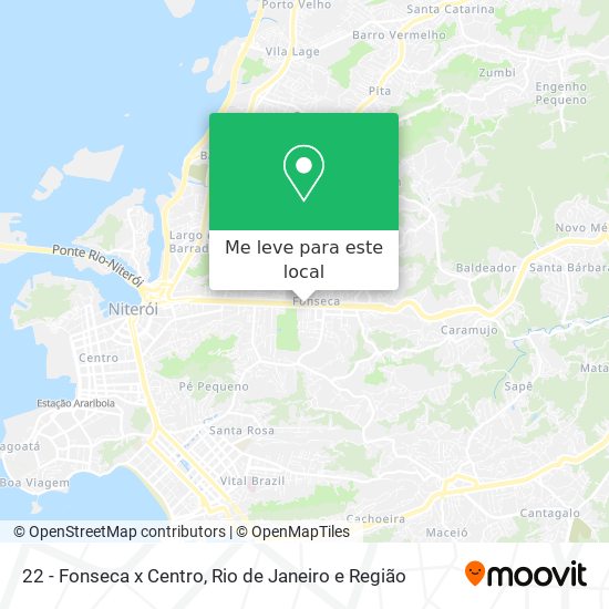 22 - Fonseca x Centro mapa