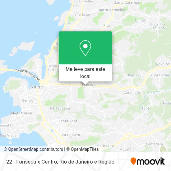 22 - Fonseca x Centro mapa