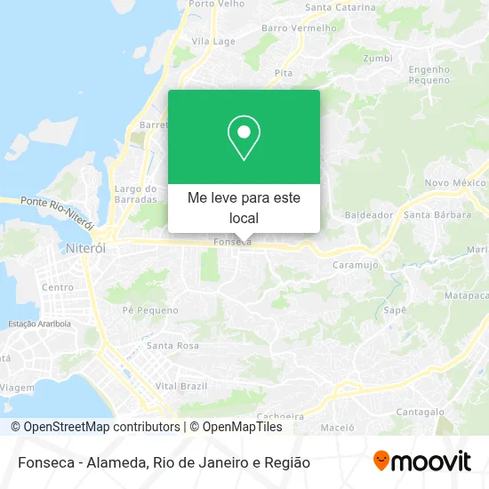 Fonseca - Alameda mapa