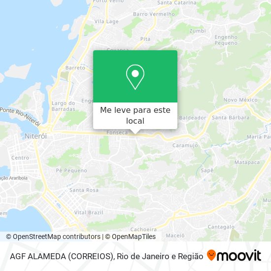 AGF ALAMEDA  (CORREIOS) mapa