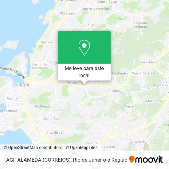 AGF ALAMEDA  (CORREIOS) mapa