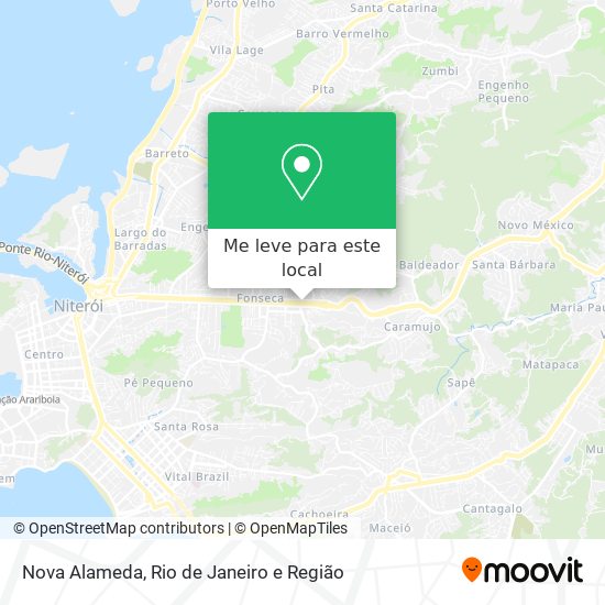 Nova Alameda mapa