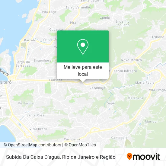 Subida Da Caixa D'agua mapa