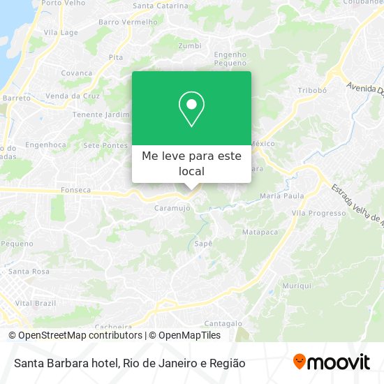 Santa Barbara hotel mapa