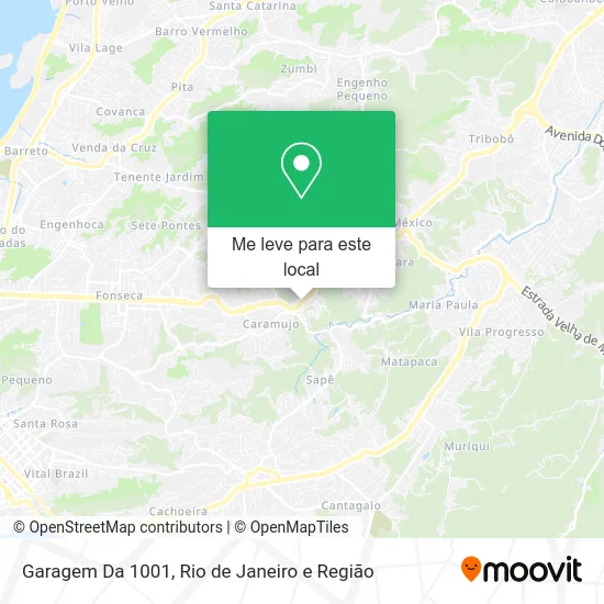 Garagem Da 1001 mapa