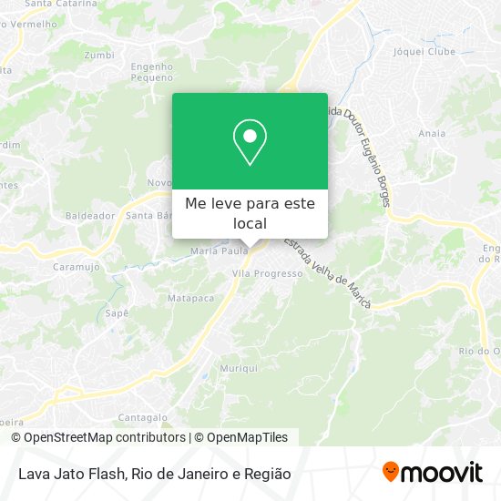 Lava Jato Flash mapa