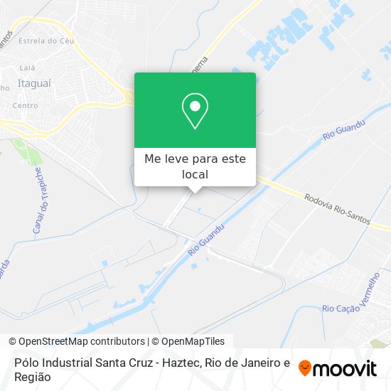 Pólo Industrial Santa Cruz - Haztec mapa