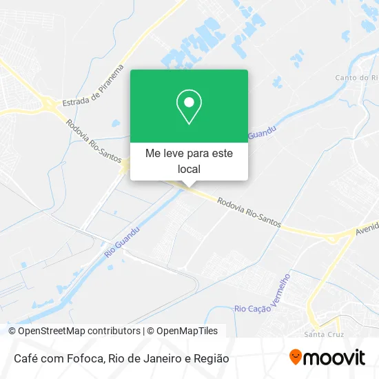 Café com Fofoca mapa