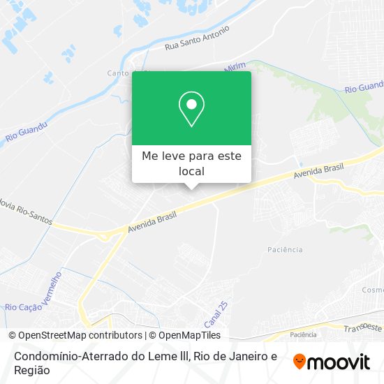 Condomínio-Aterrado do Leme lll mapa