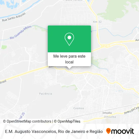 E.M. Augusto Vasconcelos mapa