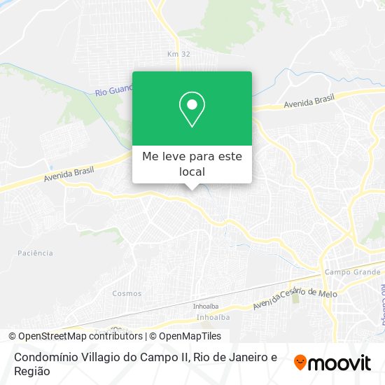 Condomínio Villagio do Campo II mapa