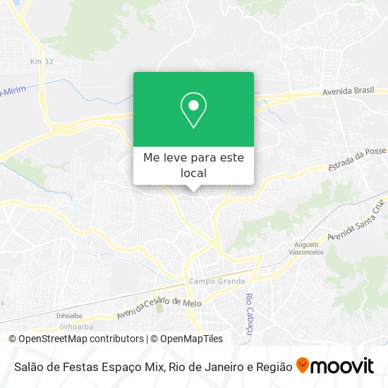 Salão de Festas Espaço Mix mapa