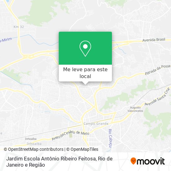 Jardim Escola Antônio Ribeiro Feitosa mapa