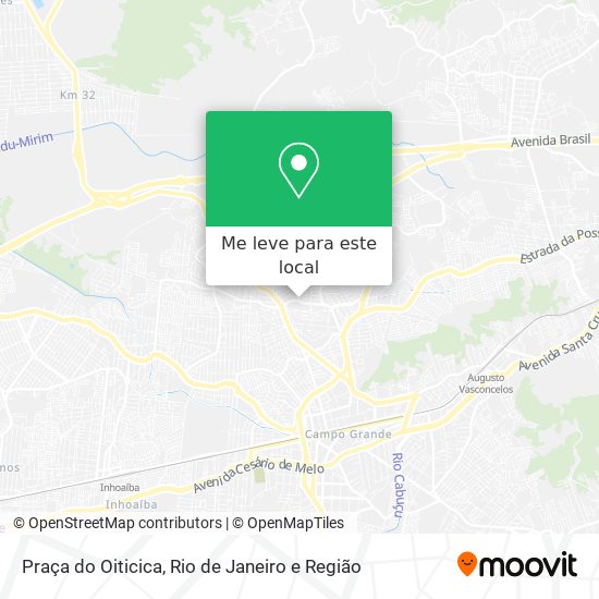 Praça do Oiticica mapa