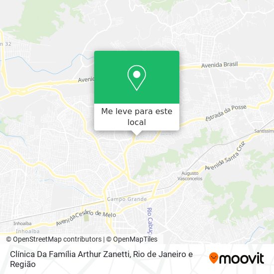 Clínica Da Família Arthur Zanetti mapa