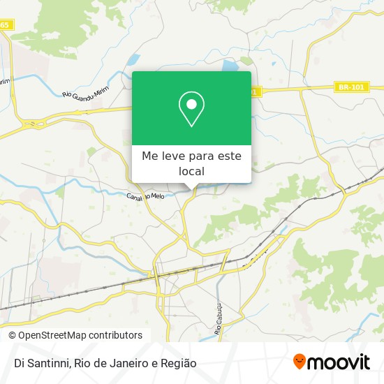 Di Santinni mapa