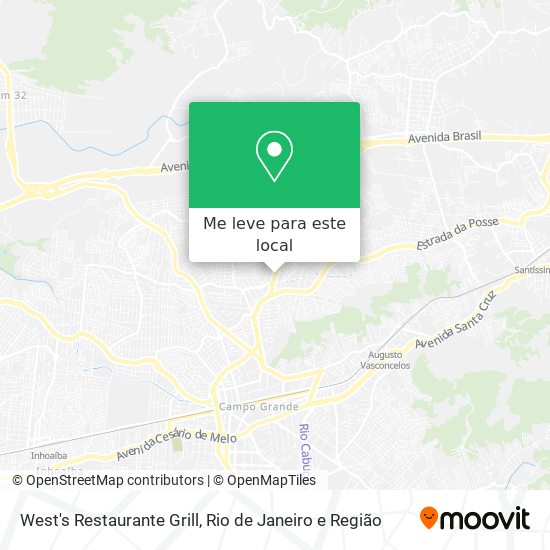 West's Restaurante Grill mapa