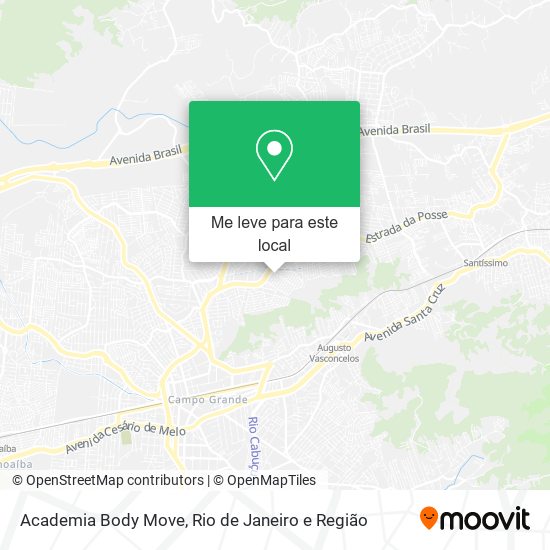 Academia Body Move mapa