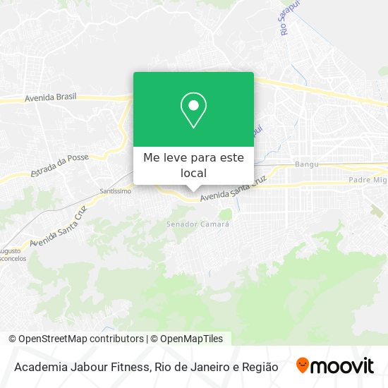 Academia Jabour Fitness mapa