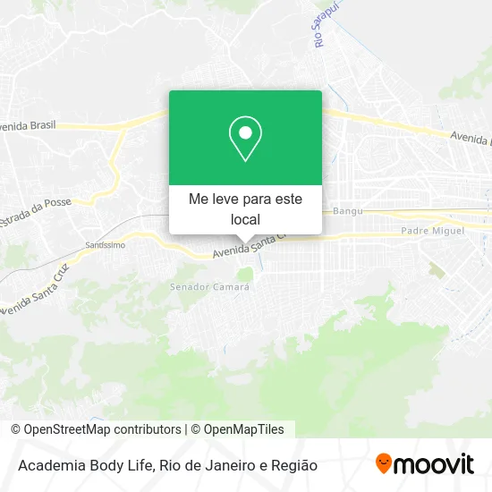 Academia Body Life mapa