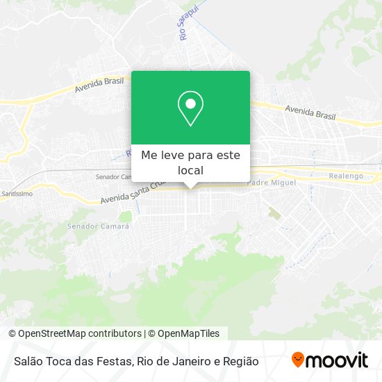 Salão Toca das Festas mapa