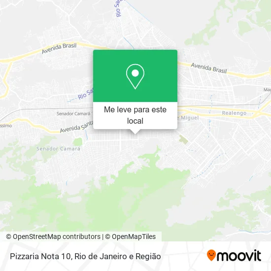 Pizzaria Nota 10 mapa
