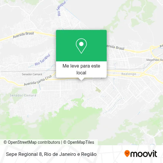 Sepe Regional 8 mapa