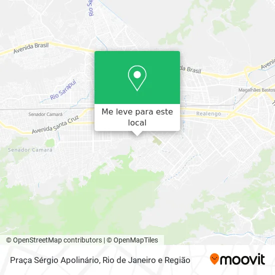 Praça Sérgio Apolinário mapa