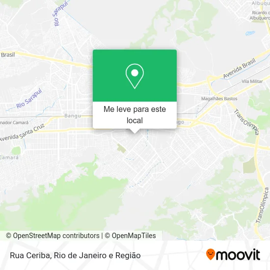 Rua Ceriba mapa
