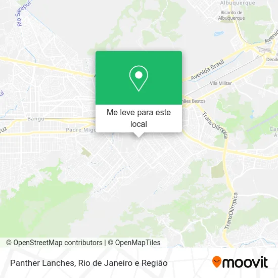 Panther Lanches mapa