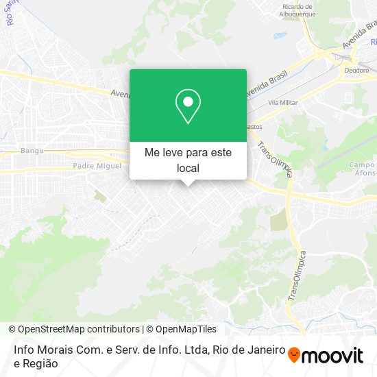 Info Morais Com. e Serv. de Info. Ltda mapa