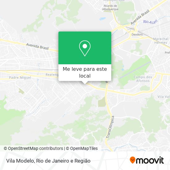 Vila Modelo mapa