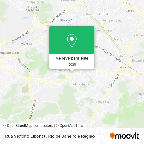 Rua Victório Libonati mapa