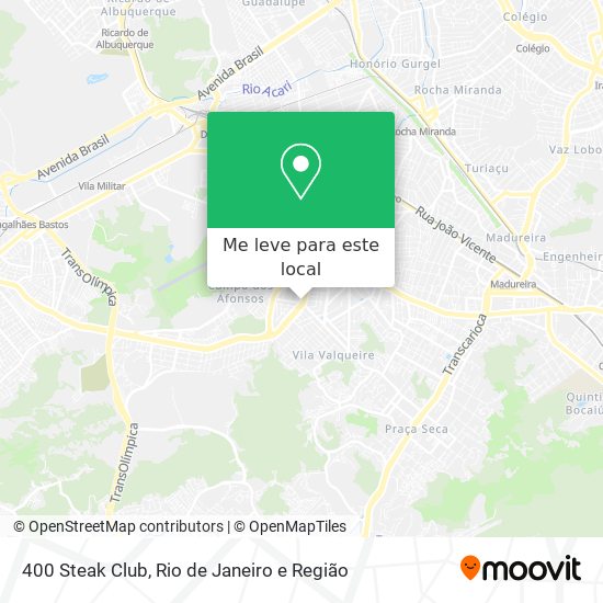 400 Steak Club mapa
