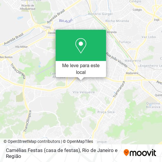 Camélias Festas (casa de festas) mapa