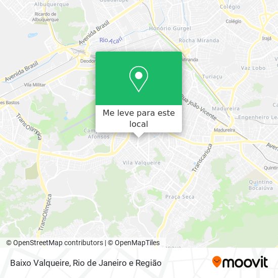 Baixo Valqueire mapa