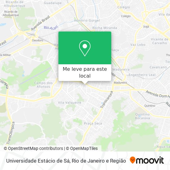 Universidade Estácio de Sá mapa