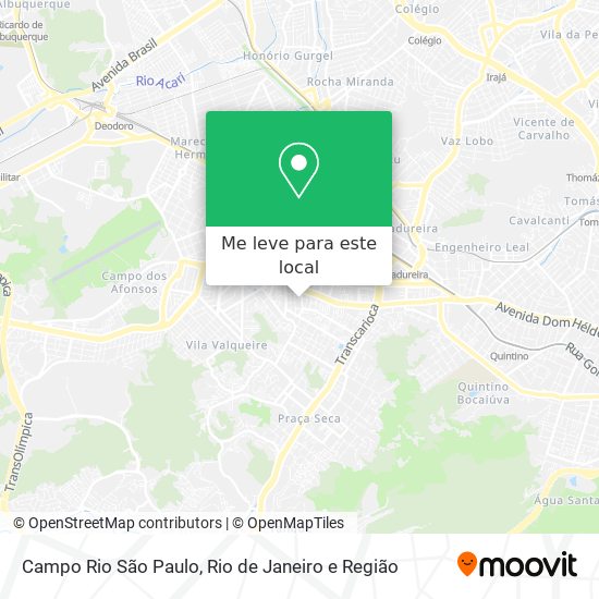 Campo Rio São Paulo mapa