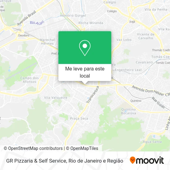 GR Pizzaria & Self Service mapa