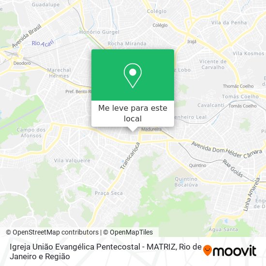 Igreja União Evangélica Pentecostal - MATRIZ mapa