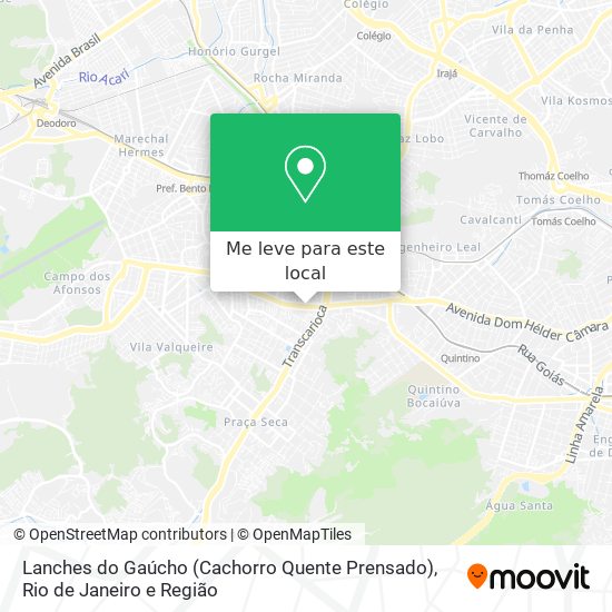 Lanches do Gaúcho (Cachorro Quente Prensado) mapa