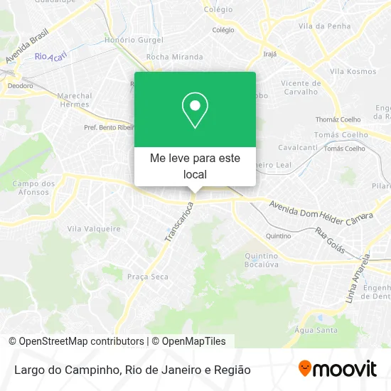 Largo do Campinho mapa